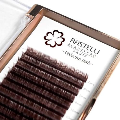 Extension de cils volume marron foncé | 0.07 CC MIX/Dark Brown Eyelash Extensions