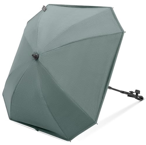 ABC Design Universal Sonnenschirm Sunny - für Kinderwagen und Buggy - UV-Schutz 50+ - Universalhalterung für Rund- und Ovalrohre