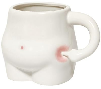 Whbbbj Tasse à Gros Ventre en céramique fabriquée à la Main, Tasse à café avec poignée de Bras, Tasse à café Fantaisie, Tasses de Grande Valeur, Tasse à Lait, Tasses à Eau en céramique de Dessin