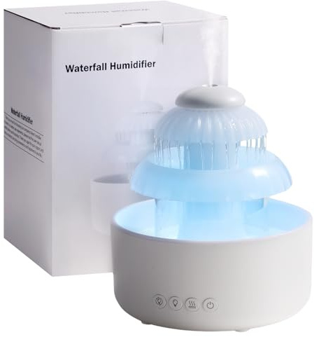 Wolke Regen Luftbefeuchter Schlafzimmer Wasserfall Pilzlampe Luftbefeuchter großer Raum Regengeräusche Luftbefeuchter Weißes Rauschen Luftbefeuchter Luftbefeuchter Luftbefeuchter