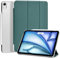 4UBonLife Funda para iPad Air 11 Pulgadas M3/M2 (2025/2024), iPad Air 5.ª/4.ª Generación 10,9 Pulgadas 2022/2020, Carcasa Protectora Rígida Delgada Ligera Trasera Translúcido Cubierta, Verde Noche