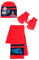 Spiderman Avengers - Herbst/Winter Mütze, Handschuhe & Schal Accessoire Set für Jungen (Rot, 54)