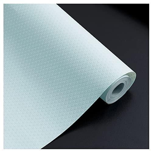 Revestimiento para estante de cocina, tapete de plástico duradero, forro de cajón de material EVA, 60 cm x 500 cm, color azul claro