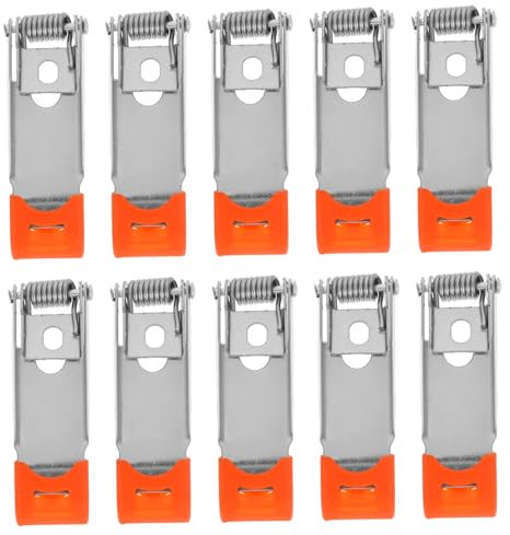 KITANDOVE Clips De Iluminación Empotrables 10 Piezas Clips De Resorte De Tubo Para Luces De Techo Led Clips De Montaje De Luz Descendente Clips De Resorte De Luz De Techo