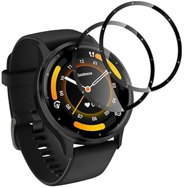 Joywing für Garmin Venu 3 Schutzfolie Garmin Venu 3 Folie, Soft TPU Panzerfolie Garmin Venu 3 Displayschutzfolie Passt Perfekt Garmin Venu 3 Displayfolie, 2 Stück