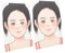 Lurrose 1 Satz Schminkpalette Gesichtsbemalung Gesichtsmaltafel Malvorlage Schminkgesicht Übungstafel Schminkkopf Gesichtsmalständer Gesichtsmaltafel Übungstafel Kunststoff Lila 2Stk