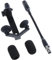 harayaa Condenser Instrument Microphone Instrument Microphone Clip Set Violin Microphone Clip Set, 4 Pin Normal