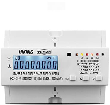 Dreiphasiger DIN-Schiene Kilowattstunde Energiezähler 3 * 220V 380V 400V 50Hz 60Hz Spannungsstrom DTS238-7 ZN/S mit RS485 MODBUS-RUT