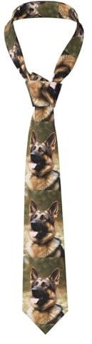 SMAZDFXX Krawatten mit Tiermotiv, Seide, modische Krawatte, schmal, klassisch, als Hochzeitsgeschenk für Herren