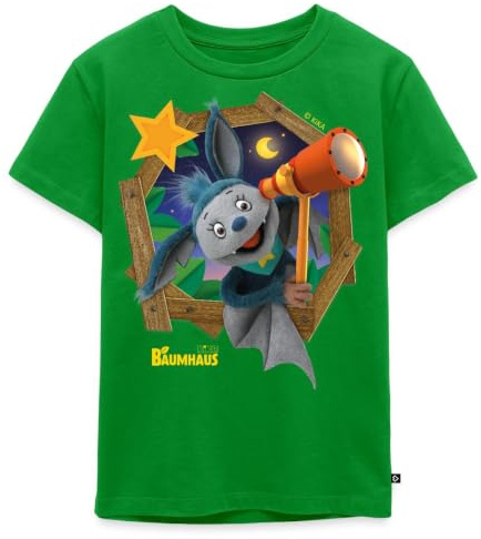 KiKA-Baumhaus Mit Fidi Guckt Aus Dem Fenster Kinder Premium T-Shirt