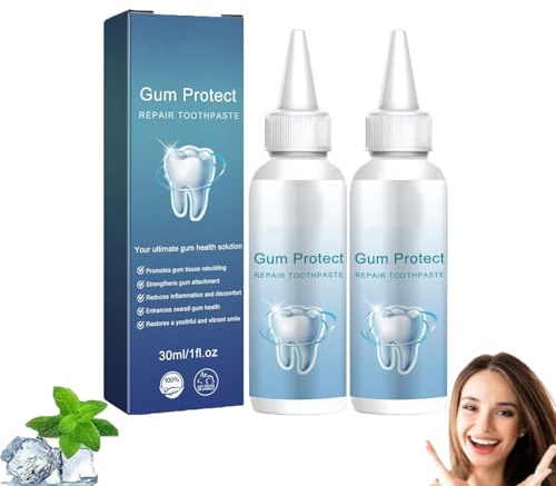 Zahnfleisch Gel, Zahnfleischrückgang, Gum Protect Repair Gel, Frischer Atem, Zahnfleischreinigung, Zahnfleischschutz und Mundpflege (2)