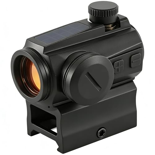 Paike Solar Red Dot Visier 1x20mm 2MOA Punkt Solaroptik Visier mit Absolute Co-Witness Montage