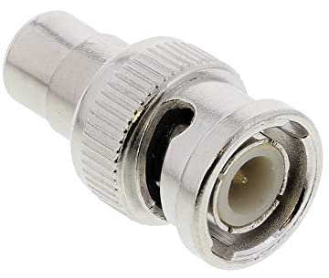 InLine 99321 adaptador de cable RCA F BNC M Plata - Adaptador para cable (RCA F, BNC M, Male connector / Female connector, Plata)