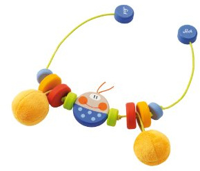 Sevi 82273 Kinderwagenkette blau mit Bommel