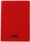 Clairefontaine 18133C - Heft / Schulheft Calligraphe DIN A4 21x29,7 cm, 48 Blatt, französische Lineatur, 90g, Rot, 1 Stück
