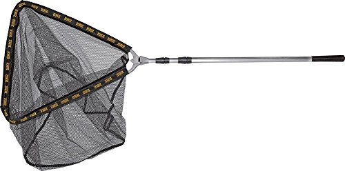 Zebco Erwachsene Netze und Landungshilfen Klappkescher 3.00m Tele Rubber Net 3 Sec. 10mm, Mehrfarbig