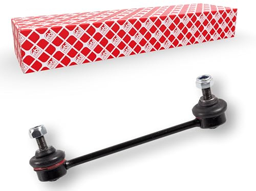 febi bilstein 41635 Verbindungsstange mit Sicherungsmuttern, 1 Stück | Kompatibel mit: HYUNDAI i30, i30 Kombi, KIA CARENS II Großraumlimousine, CARENS III Großraumlimousine, MAGENTIS II