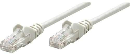 Intellinet 733229 Netzwerkkabel Cat6 SFTP LS0H Kupfer RJ-45 Stecker auf RJ-45 Stecker 1 m grau, 3 Stück