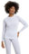 Mountain Warehouse Talus Womens Long Sleeves Baselayer Top - Thermal Underwear, Lightweight Ladies Shirt, Breathable, Warm & Easy Care - Spring Summer & Outdoors White Women's Size 8