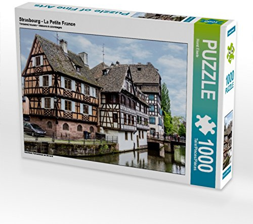 CALVENDO Puzzle Strasbourg - La Petite France | 1000 Teile Lege-Größe 64 x 48 cm Foto-Puzzle für glückliche Stunden