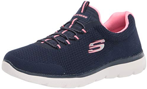 Skechers, Sneaker da donna Summits Cool Classic, blu navy/rosa., 36.5 EU