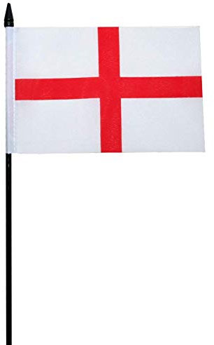 FlagSuperstore - Bandiera inglese San Giorgio, misura piccola, 15,2 x 10,2 cm
