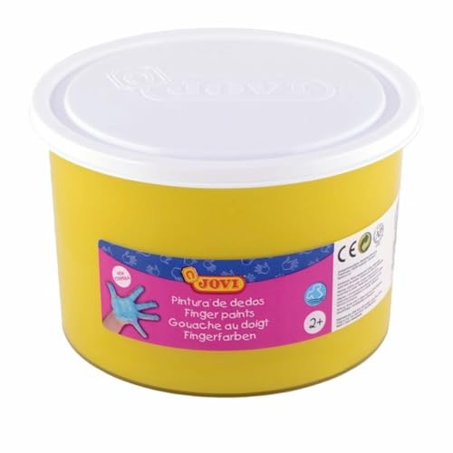 Pintura a dedos Jovi 500ml amarillo