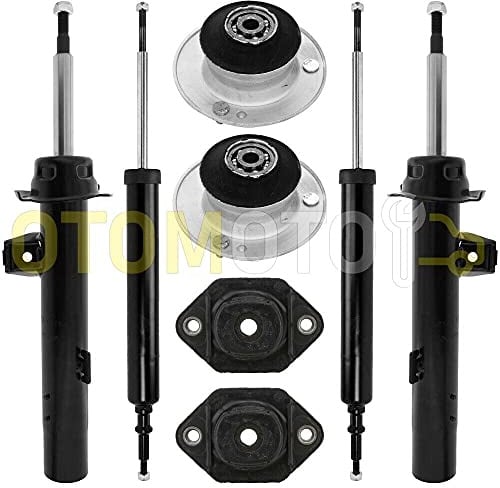 Teilex Germany Stoßdämpfer-Set für BMW 3er E90/E91/E92/E93 (8-teilig, vorne/hinten, passend für diverse BMW-Modelle)