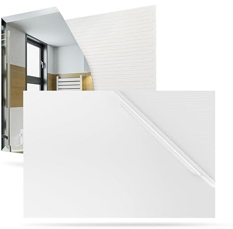 Termofol Heizfolie 230v unter Wandspiegel - Heizmatte Anti-Dampf fur Badezimmer - Badspiegel Heizung Elektrisch - Spiegelheizung Wandheizung Folie - Rechteckig - 70x90 cm(108W)