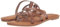 Amazon Essentials Sandalia Plana Tipo Pala con Tiras Mujer, Marrón Seta, 37.5 EU