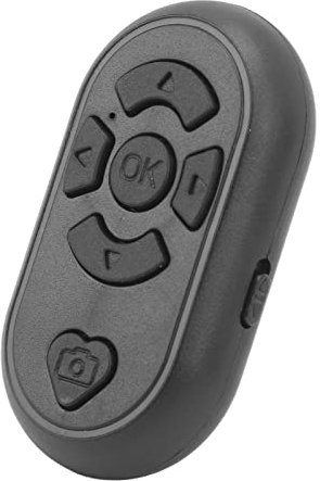 for TikTok Bluetooth Page Turner, App Page Turner Fingertip Remote Control Scrolling Ring Remote Controller Camera Shutter Selfie Remote Compatible with IOS, for Android Smartphone (Black)