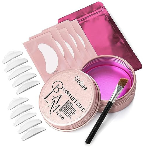 GOLLEE Pegamento Lifting Pestañas 20g Para Lifting Pestañas Kit Profesional o En Casa Lash Lift Glue Blam Permanente Pestañas Lifting Cejas 2 in 1 Pestañas Glue
