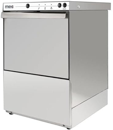 Lave-Vaisselle Professionnel Triphasé t500-trif-dd-ps avec Pompe de Vidange Intégrée - 3180 w - MEC