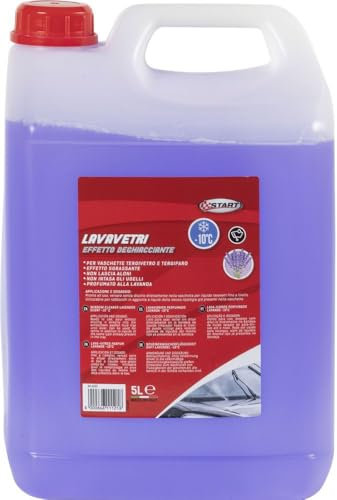 Lavanda - Limpiador de vidrios perfumado - Efecto deshielo - Capacidad 5 litros - para bandejas limpiacristales y limpiacristales - Efecto desengrasante
