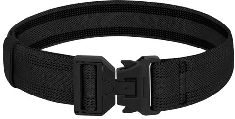 KRYDEX GEAR Taktische Oberschenkelriemen 1,5 Elastischer Oberschenkelholster mit Schnellverschluss für Holster (Schwarz)