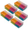 CARASELLE Clothes Pegs for Washing Line Strong - Non Slip Heavy Duty Washing Pegs w/Rubber Pad for Mark Free Secure Grip - Indoor Outdoor Plastic Clothes Pegs Strong Large Laundry Pegs - 100 pcs