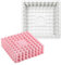 TUKE Moule carré en silicone pour savon, gâteau, fondant, pâtisserie, chocolat, dessert, bonbons, glaçons, savon (carré K)