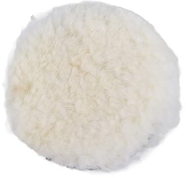 KELFEEAO Auto-Polierpad, 7,6 cm, 10,2 cm, 12,7 cm, 15,2 cm, 17,8 cm, Wolle, Polierpad, Polierwachspad, Wollpolierpad Zum Polieren, Polieren, Wachsen von Autos(7inch)