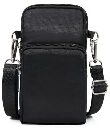 YAMEIZE Femme Sac Bandoulière Téléphone Crossbody-Imperméable Portable Porte Monnaie Réglable Sacoche