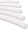 Stubotar Striscia di guarnizione in schiuma di silicone, diametro 5 mm x 5 m di lunghezza, rotonda solida spugna bianca striscia morbida durevole per fai da te, guarnizioni, tubi in schiuma