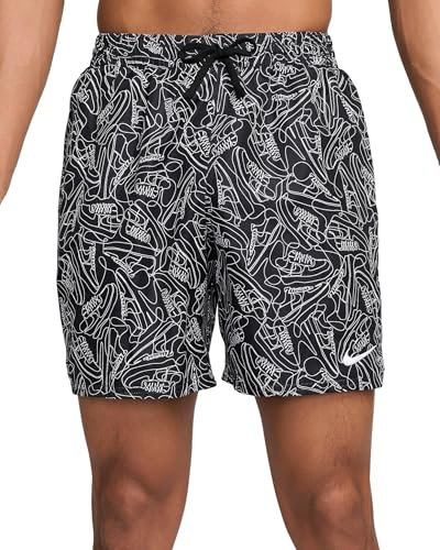 Nike 7 Volley Short Swimwear Cover Up, 001-Black, XL Hommes
