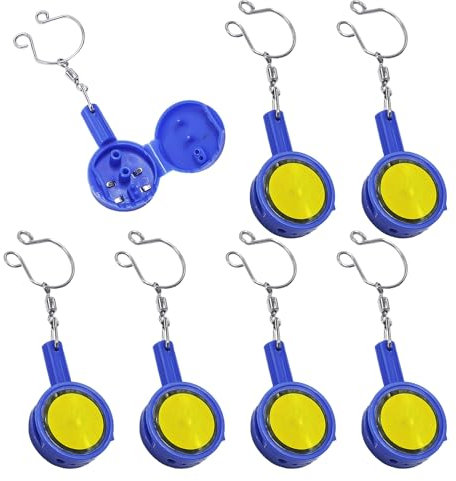 HDGSAFD 6 Angelzubehör, Angelwerkzeuge, Angelausrüstung, Werkzeuge zum Binden von Angelhaken, Angelzubehör, Mehrzweck-Angelwerkzeuge für Anfänger und professionelle Angler (blau)