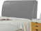 YOHOCS PU Leder Bett Kopfteil Bezug, Bettkopfteil Hussen, Bett Zurück Schutz All-Inclusive Kopfteil Husse, Protektor Kopfteilbezug für eine Vielzahl von Bettköpfen,Grau,200cm