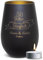 PR Print Royal Schwarzes Windlicht mit Gravur zur Goldenen Hochzeit - 50 Jahre Eheglück - mit Namen & Datum - Hochzeit Geschenke Goldene Hochzeit | inkl. Teelicht, 450 ml, Innen Gold