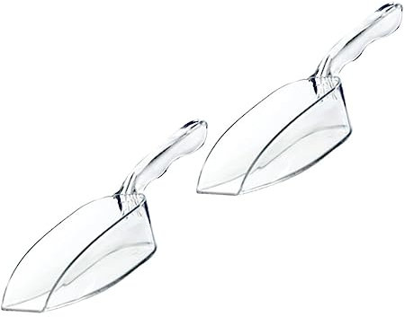 MAGICLULU 4 Stück transparente Schaufel Bar-Eisportionierer Küchengerät Backschaufel Getreideschaufeln Eisschaufel Schaufel Eiswürfel Mehlschaufel die eise Müslischaufeln Essensschaufeln Stk