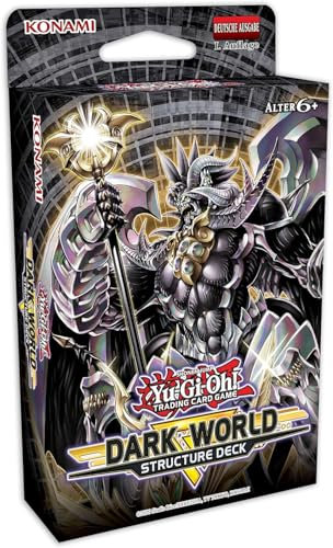 kompatibel für Yugioh Dark World Structure Deck - Deutsche Ausgabe 1. Auflage - NEU & OVP Monster Sammel-Karten (Dark World)