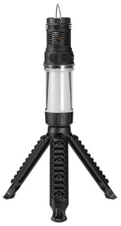 AMZLORD Lampe anti-moustique 3 en 1, rechargeable par USB, portable, lampe de poche étanche avec support triangulaire pour tente extérieure, pêche,