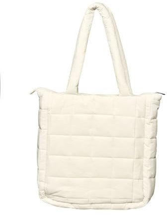 CECIL Damen B580778 Steppoptik Shopper, beige meringues, A