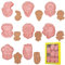 EUIEUT 8 Pièces Emporte Pièce 3D Moule Biscuit, Emporte Piece Biscuit Fleur Moules à Biscuits Plastique Emporte Piece Patisserie en Forme de Fleurs pour Décoration de Fondant Biscuit Cookie