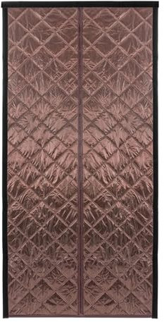 Magnetic Thermal Insulated Door Curtain, Windproof Thickened Soundproof Door Insulation Curtain, Room Privacy-Protecting Thermal Door Curtain for Winter (Coffee, 100x210cm)